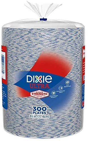 Dixie Ultra Heavy Duty Disposable 8.5 inch Paper Plates - Medium Plate (30 ct) (Pack of 3)