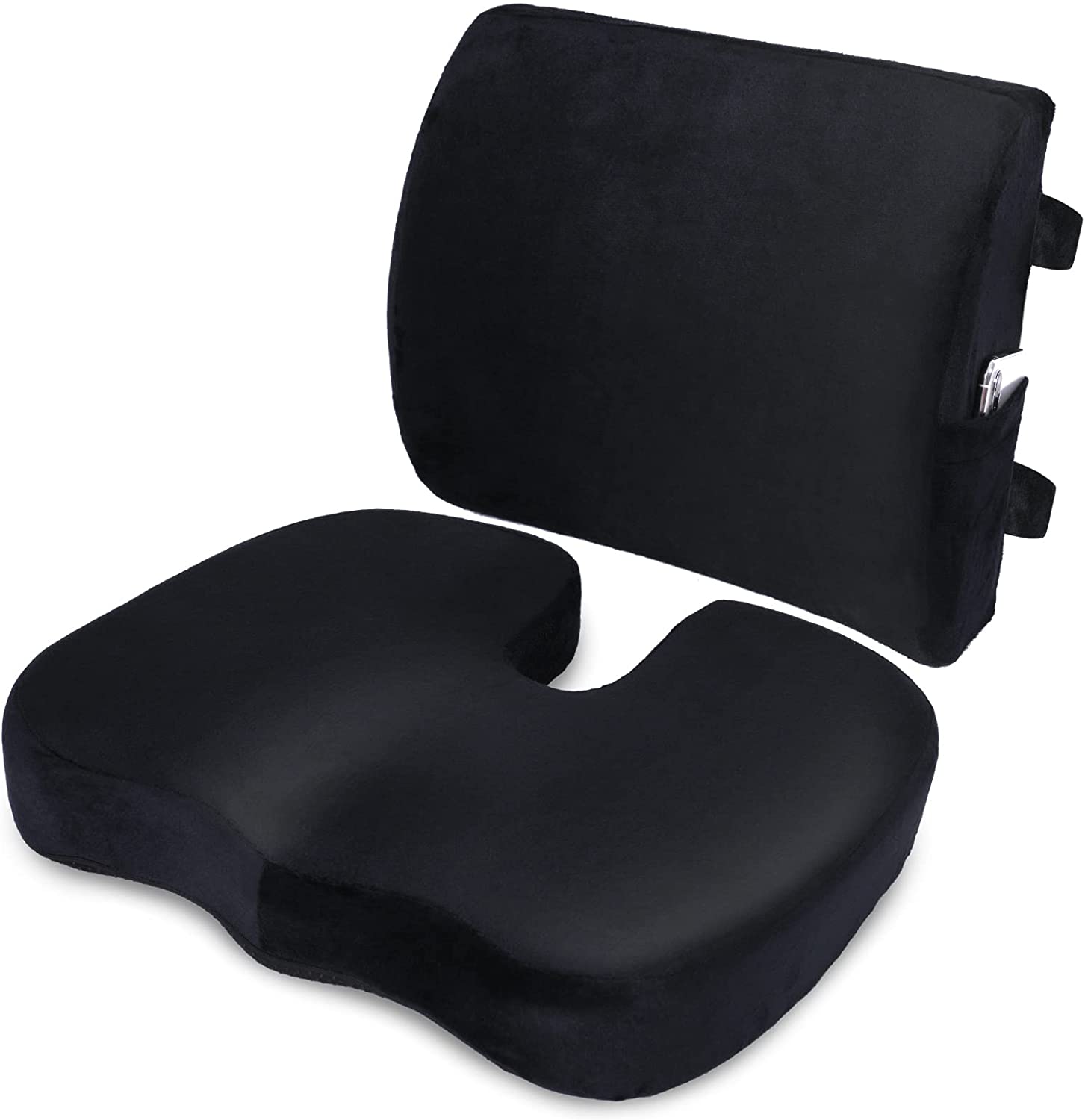 Lumbar Support Pillow Car Back Support, Custom fit for Car, Memory